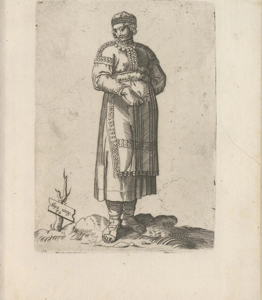 An illustration from Omnivm fere gentivm nostrae aetatis habitvs, nvnqvam ante hac aediti, 1563, leaf 100