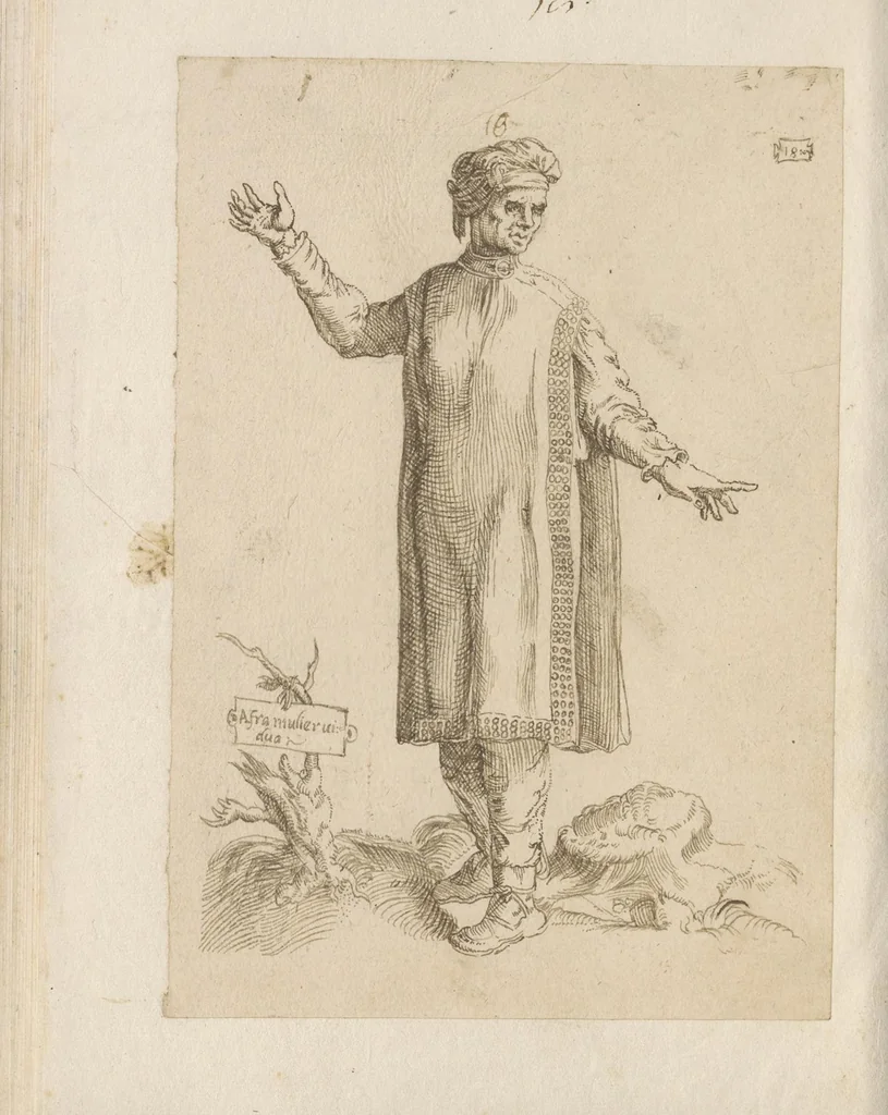 An illustration from Omnivm fere gentivm nostrae aetatis habitvs, nvnqvam ante hac aediti, 1563, leaf 103