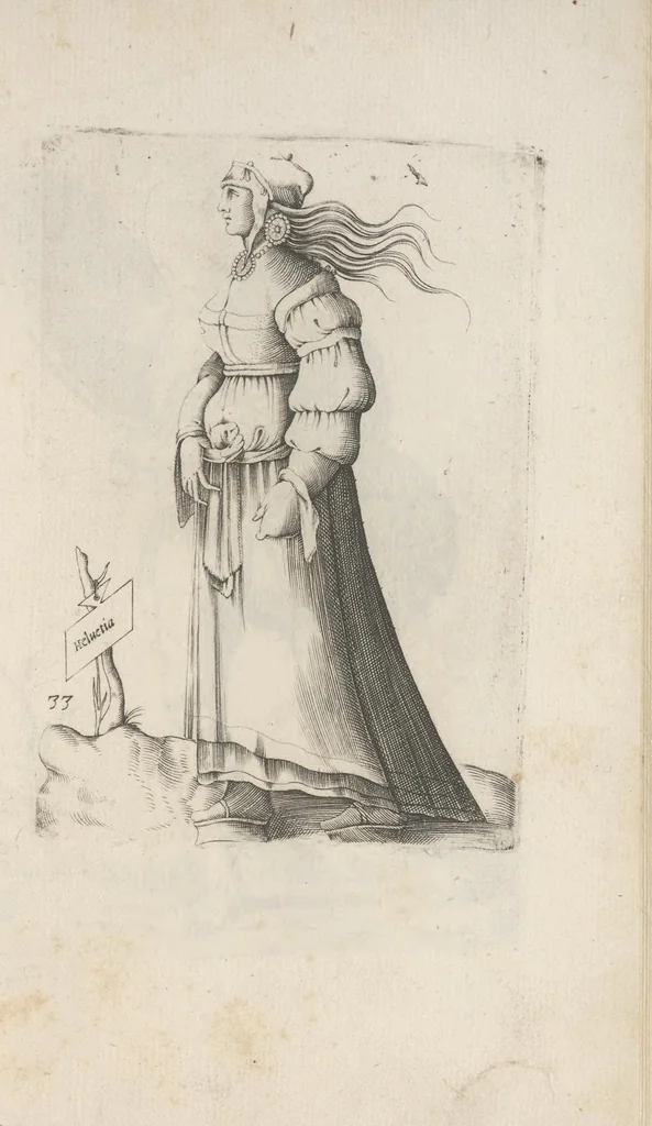 An illustration from Omnivm fere gentivm nostrae aetatis habitvs, nvnqvam ante hac aediti, 1563, leaf 108