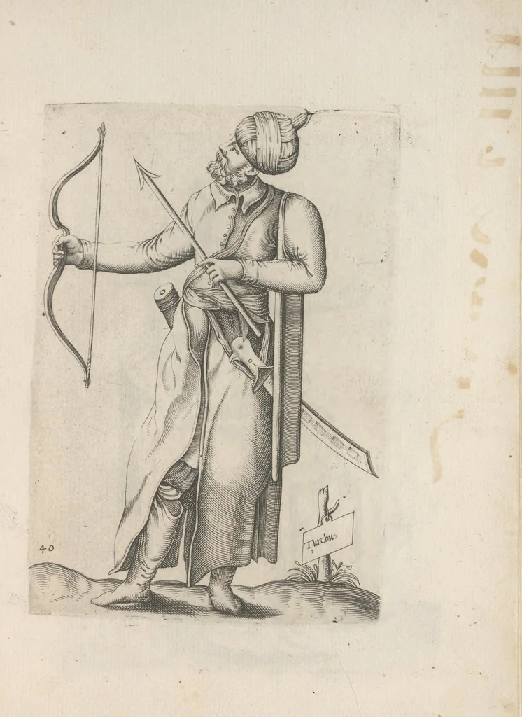 An illustration from Omnivm fere gentivm nostrae aetatis habitvs, nvnqvam ante hac aediti, 1563, leaf 124