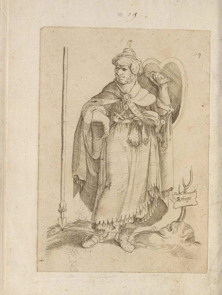 An illustration from Omnivm fere gentivm nostrae aetatis habitvs, nvnqvam ante hac aediti, 1563, leaf 131