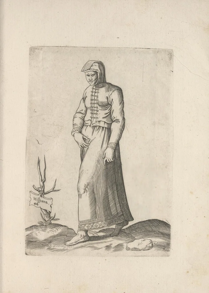 An illustration from Omnivm fere gentivm nostrae aetatis habitvs, nvnqvam ante hac aediti, 1563, leaf 134
