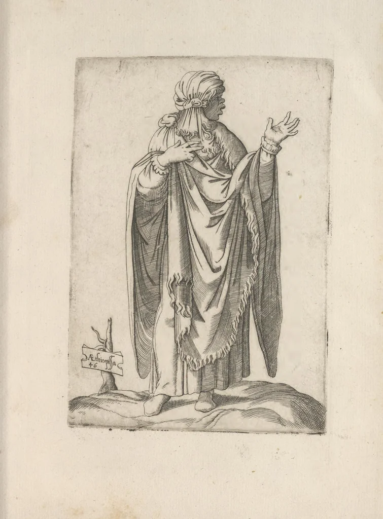 An illustration from Omnivm fere gentivm nostrae aetatis habitvs, nvnqvam ante hac aediti, 1563, leaf 140