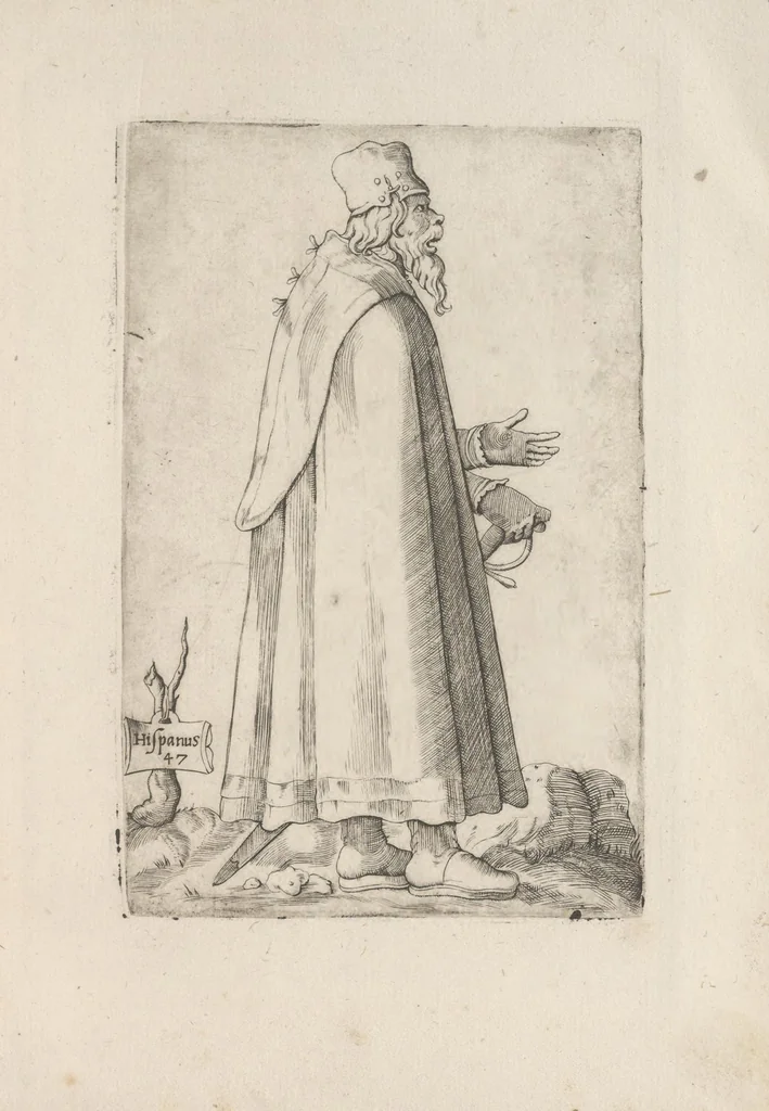 An illustration from Omnivm fere gentivm nostrae aetatis habitvs, nvnqvam ante hac aediti, 1563, leaf 144