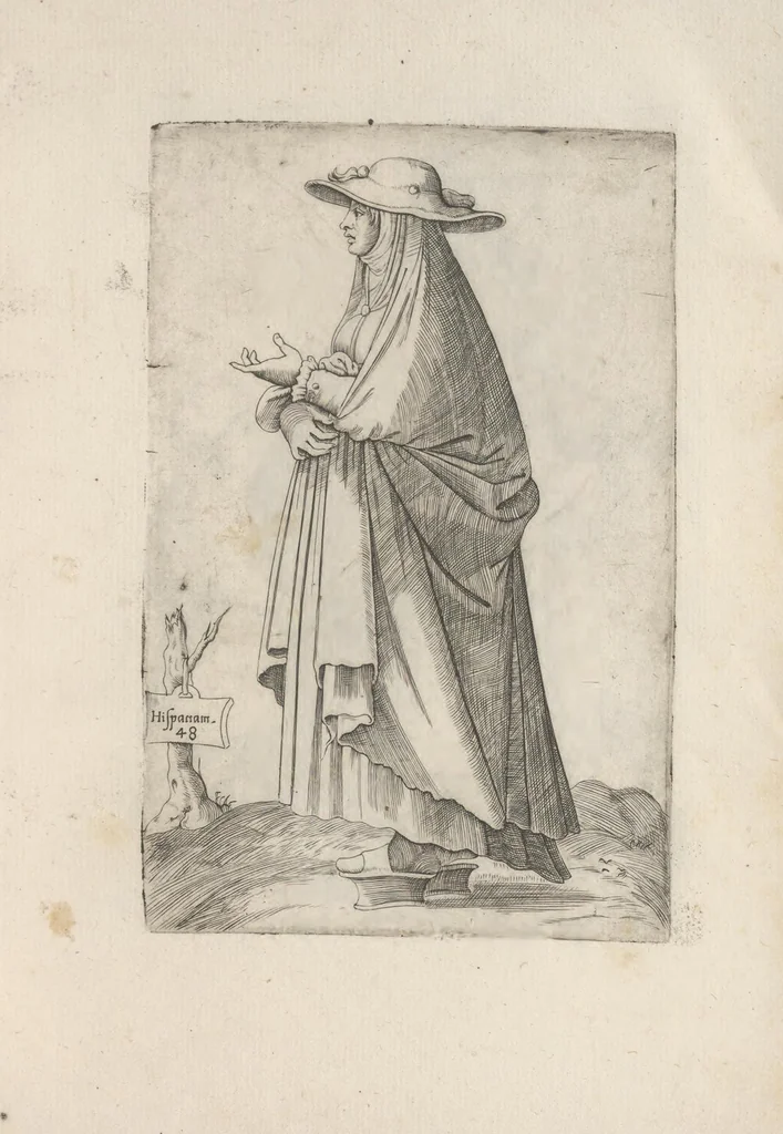 An illustration from Omnivm fere gentivm nostrae aetatis habitvs, nvnqvam ante hac aediti, 1563, leaf 148