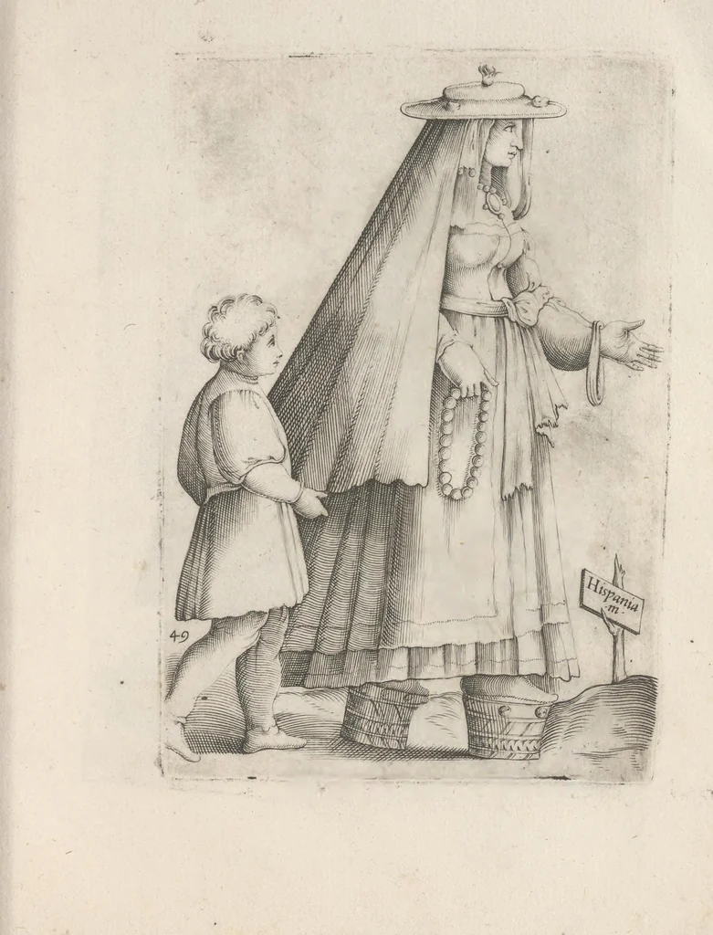 An illustration from Omnivm fere gentivm nostrae aetatis habitvs, nvnqvam ante hac aediti, 1563, leaf 150