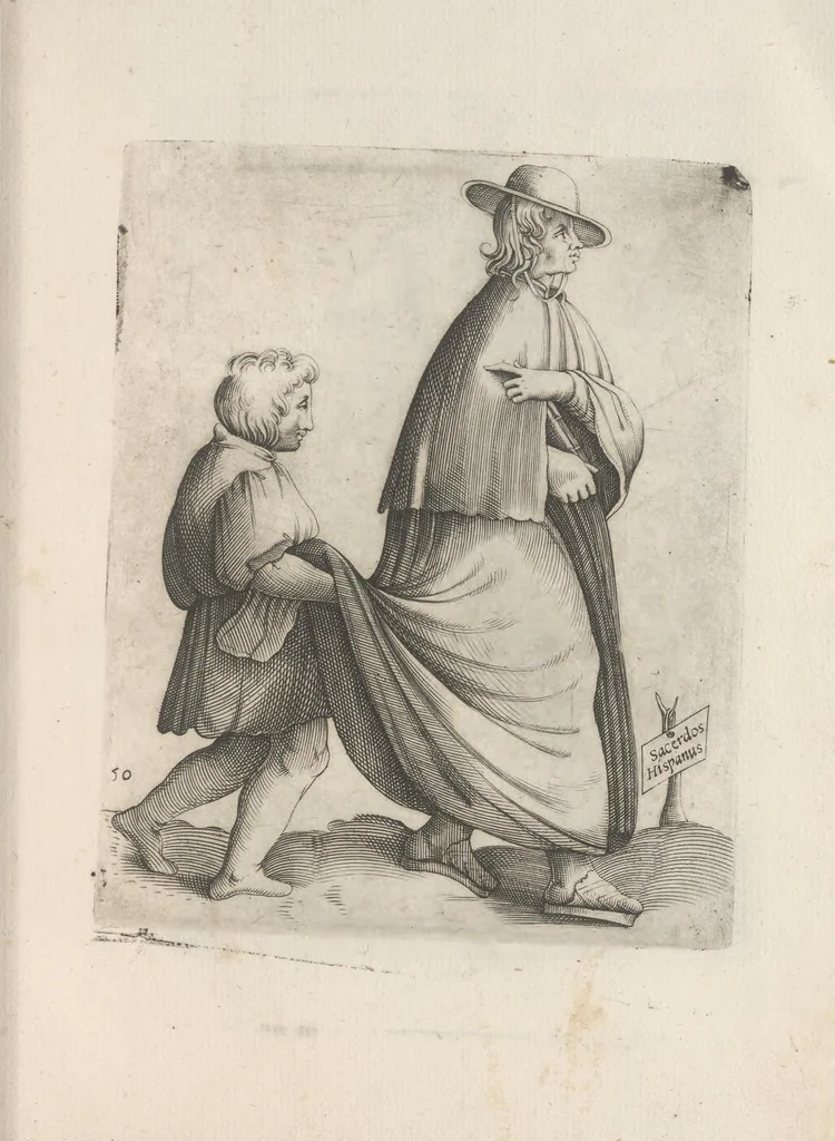An illustration from Omnivm fere gentivm nostrae aetatis habitvs, nvnqvam ante hac aediti, 1563, leaf 152