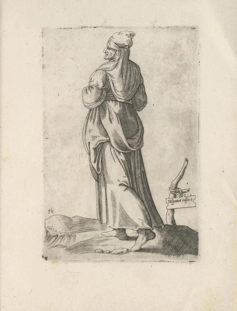 An illustration from Omnivm fere gentivm nostrae aetatis habitvs, nvnqvam ante hac aediti, 1563, leaf 154
