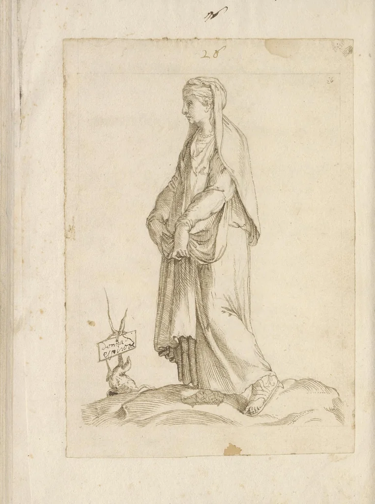 An illustration from Omnivm fere gentivm nostrae aetatis habitvs, nvnqvam ante hac aediti, 1563, leaf 159