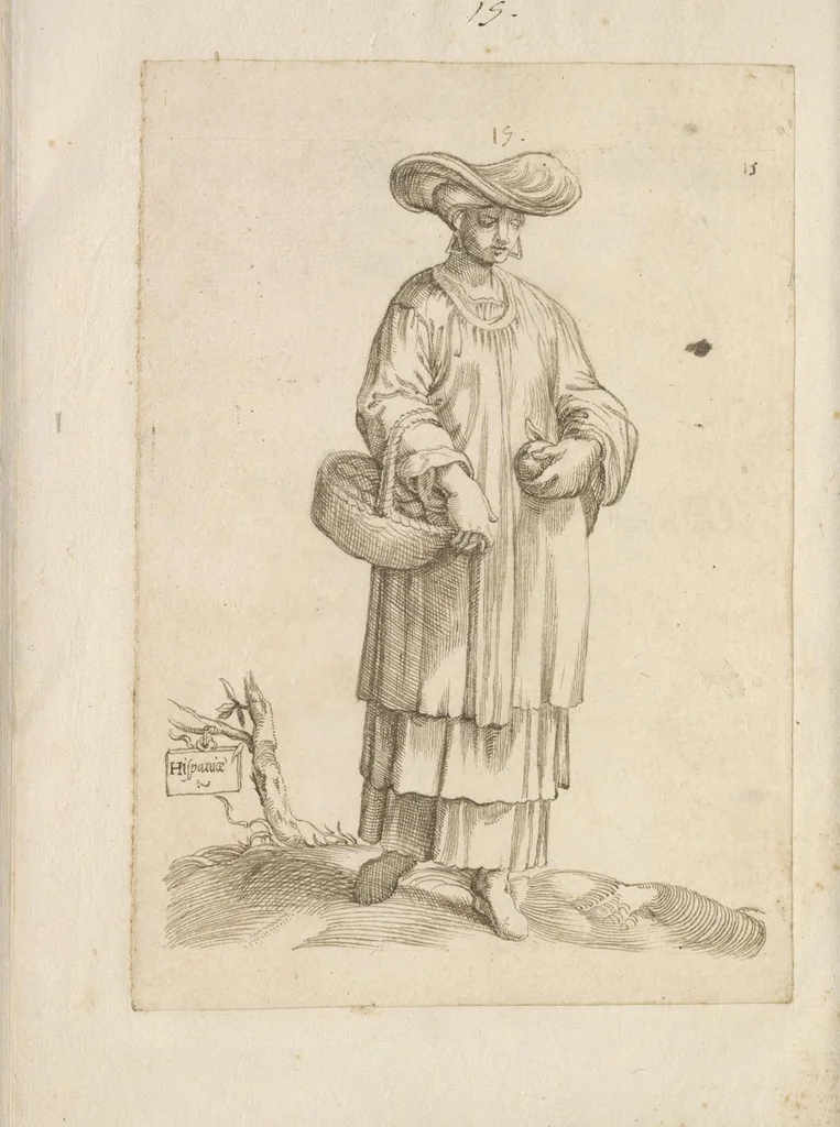 An illustration from Omnivm fere gentivm nostrae aetatis habitvs, nvnqvam ante hac aediti, 1563, leaf 163