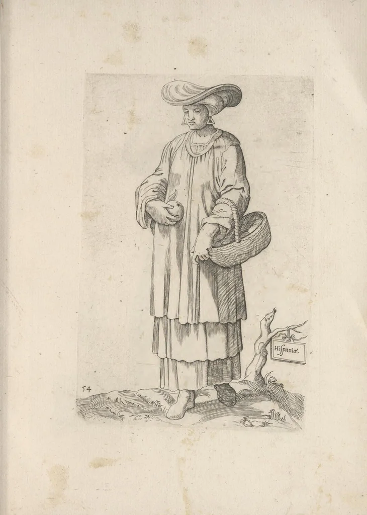 An illustration from Omnivm fere gentivm nostrae aetatis habitvs, nvnqvam ante hac aediti, 1563, leaf 164