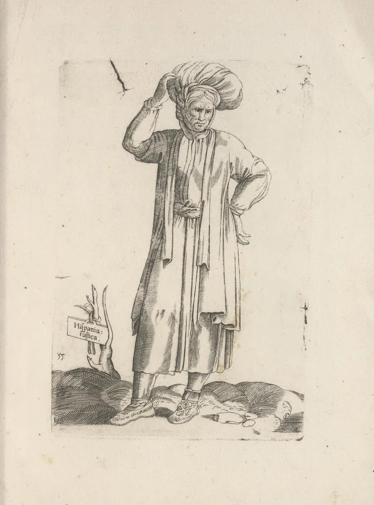 An illustration from Omnivm fere gentivm nostrae aetatis habitvs, nvnqvam ante hac aediti, 1563, leaf 166