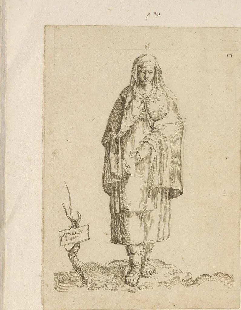 An illustration from Omnivm fere gentivm nostrae aetatis habitvs, nvnqvam ante hac aediti, 1563, leaf 169