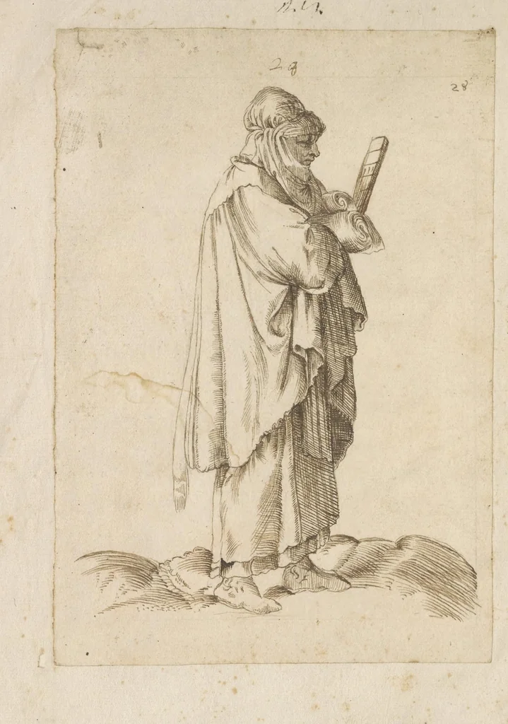 An illustration from Omnivm fere gentivm nostrae aetatis habitvs, nvnqvam ante hac aediti, 1563, leaf 173