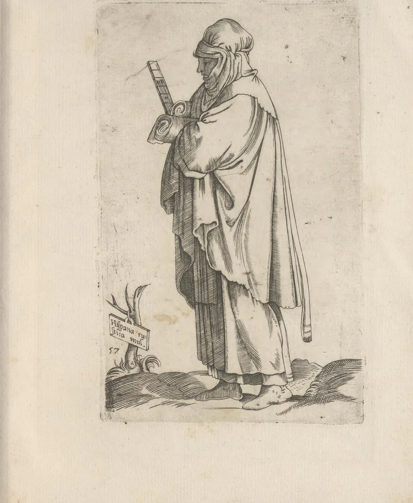 An illustration from Omnivm fere gentivm nostrae aetatis habitvs, nvnqvam ante hac aediti, 1563, leaf 174