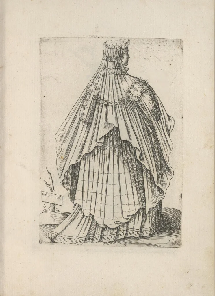 An illustration from Omnivm fere gentivm nostrae aetatis habitvs, nvnqvam ante hac aediti, 1563, leaf 18