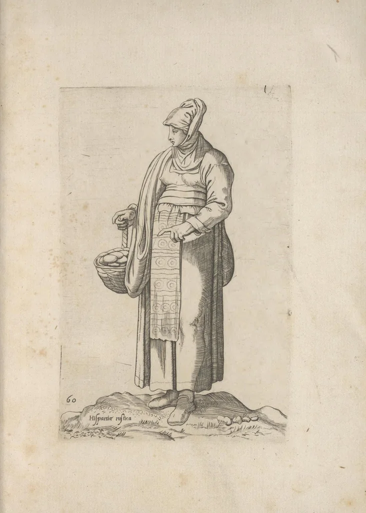 An illustration from Omnivm fere gentivm nostrae aetatis habitvs, nvnqvam ante hac aediti, 1563, leaf 182
