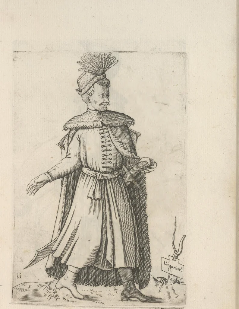 An illustration from Omnivm fere gentivm nostrae aetatis habitvs, nvnqvam ante hac aediti, 1563, leaf 28
