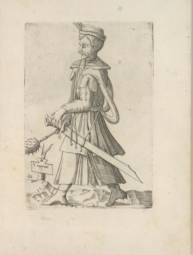An illustration from Omnivm fere gentivm nostrae aetatis habitvs, nvnqvam ante hac aediti, 1563, leaf 30