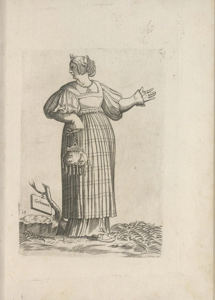 An illustration from Omnivm fere gentivm nostrae aetatis habitvs, nvnqvam ante hac aediti, 1563, leaf 40