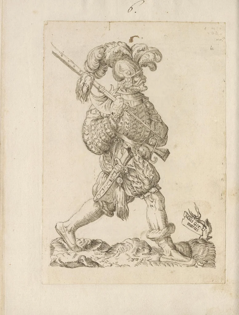 An illustration from Omnivm fere gentivm nostrae aetatis habitvs, nvnqvam ante hac aediti, 1563, leaf 47