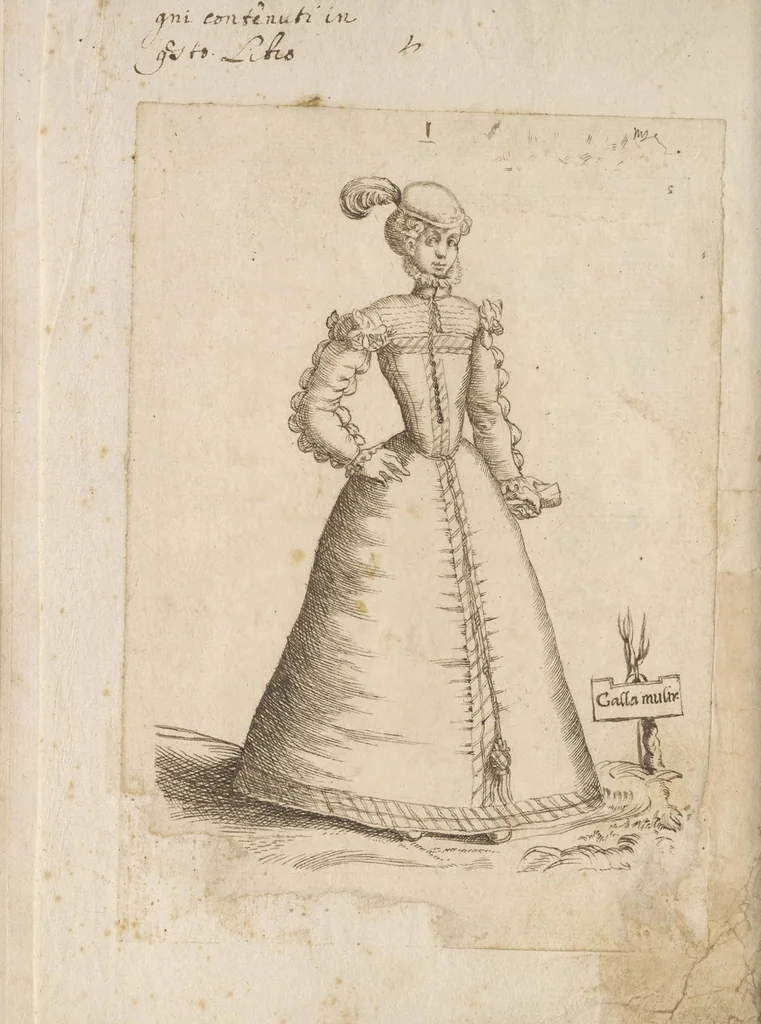 An illustration from Omnivm fere gentivm nostrae aetatis habitvs, nvnqvam ante hac aediti, 1563, leaf 67