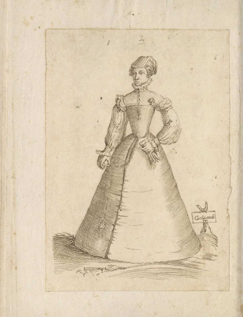 An illustration from Omnivm fere gentivm nostrae aetatis habitvs, nvnqvam ante hac aediti, 1563, leaf 79