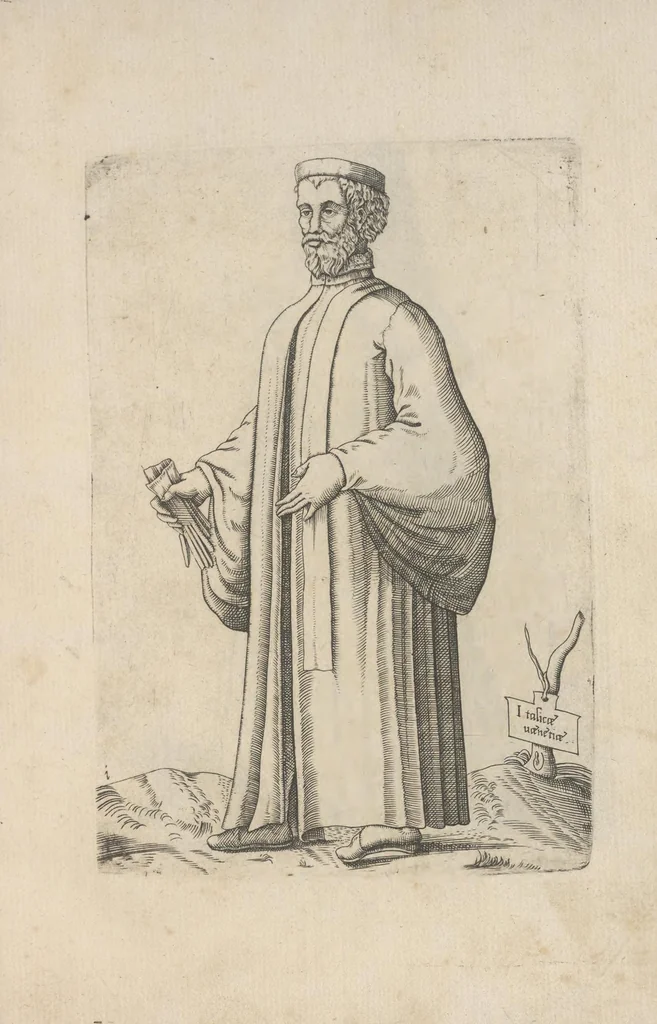 An illustration from Omnivm fere gentivm nostrae aetatis habitvs, nvnqvam ante hac aediti, 1563, leaf 8