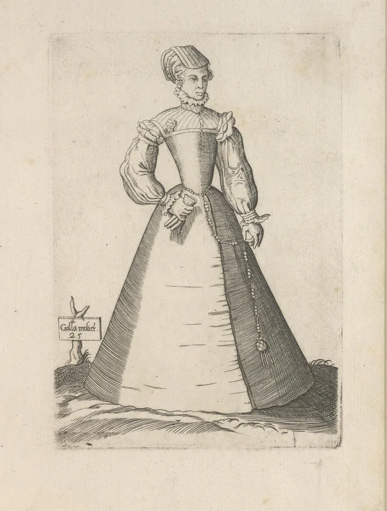 An illustration from Omnivm fere gentivm nostrae aetatis habitvs, nvnqvam ante hac aediti, 1563, leaf 80