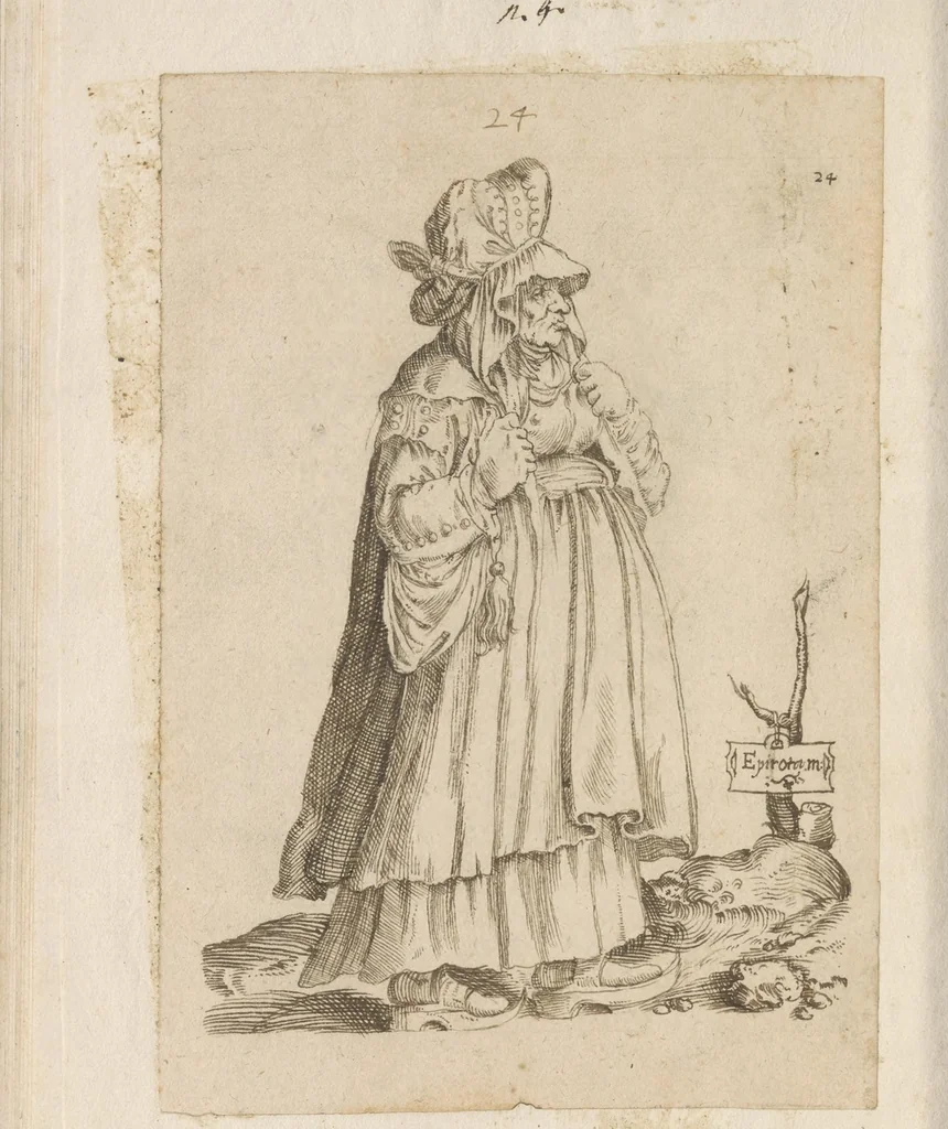 An illustration from Omnivm fere gentivm nostrae aetatis habitvs, nvnqvam ante hac aediti, 1563, leaf 95