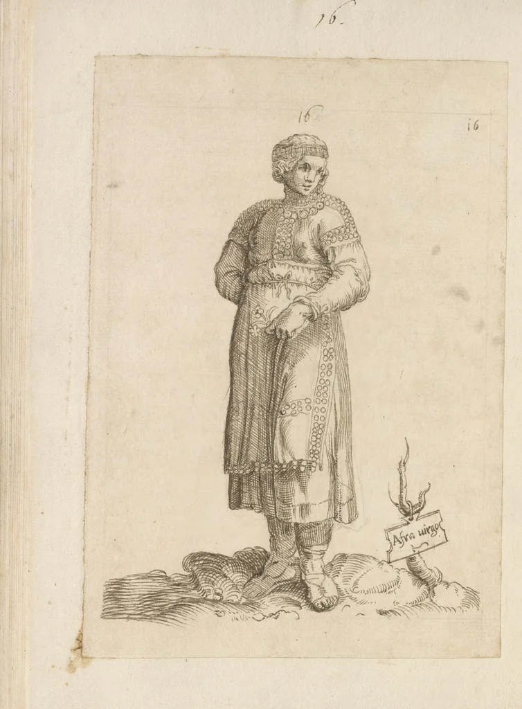 An illustration from Omnivm fere gentivm nostrae aetatis habitvs, nvnqvam ante hac aediti, 1563, leaf 99