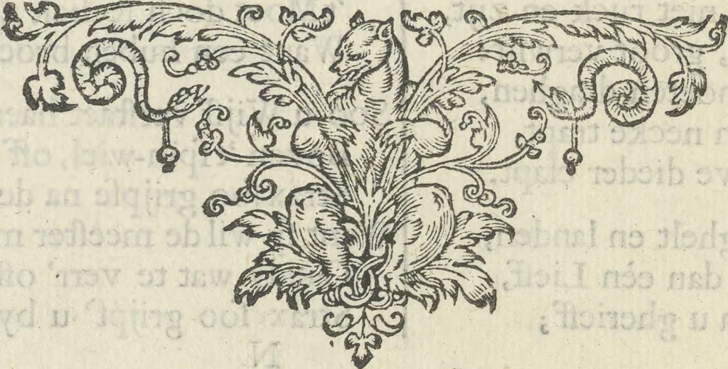 An illustration from Maechden-pflicht ofte ampt der ionck-vrovvven in eerbaer liefde aen-ghewesen door sinne-beelden. Officivm puellarum in castis amoribus emblemate expressum, 1618, leaf 113