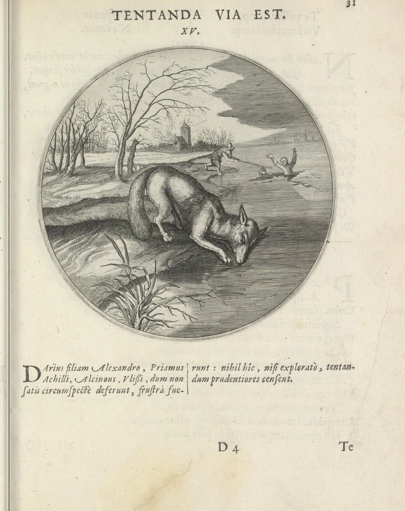 An illustration from Maechden-pflicht ofte ampt der ionck-vrovvven in eerbaer liefde aen-ghewesen door sinne-beelden. Officivm puellarum in castis amoribus emblemate expressum, 1618, leaf 50