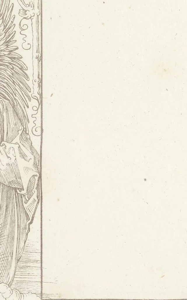 An illustration from Albrecht Dürers christlich-mythologische Handzeichnungen, 1808, leaf 80