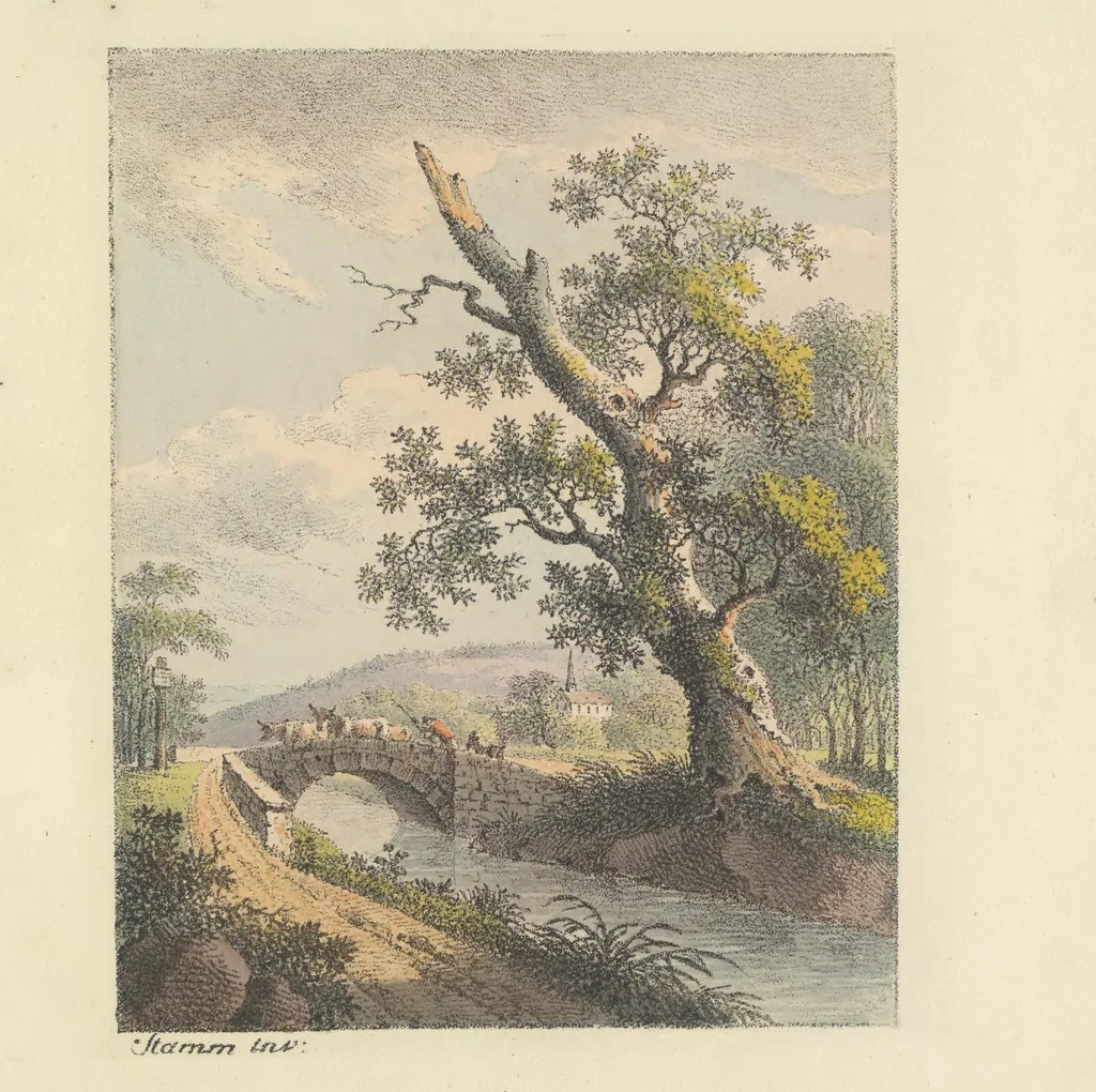 An illustration from Erste im Königreich Sachsen erschienene Sammlung artistischer Versuche im Steindrucke, 1806, leaf 18
