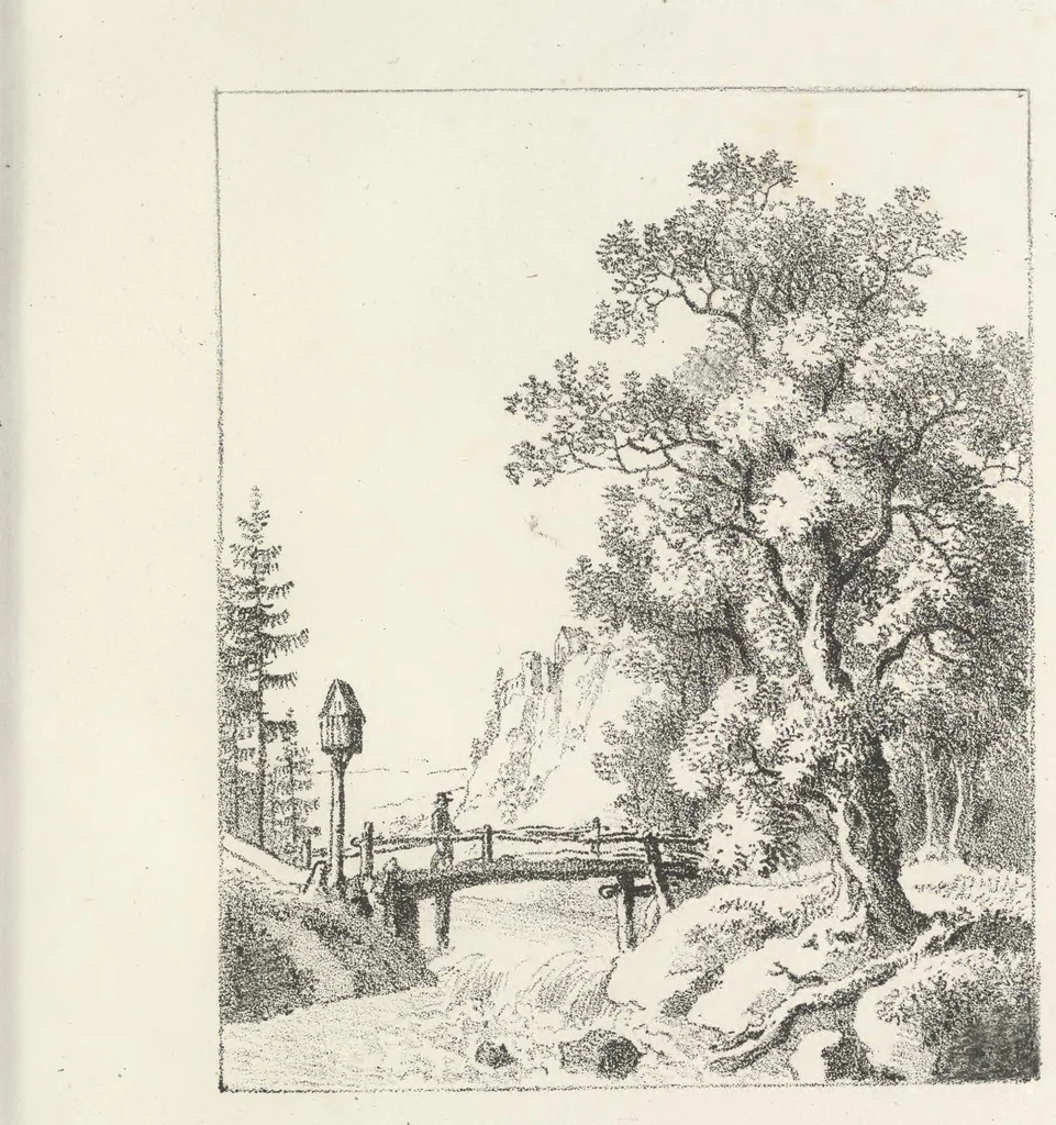 An illustration from Erste im Königreich Sachsen erschienene Sammlung artistischer Versuche im Steindrucke, 1806, leaf 22