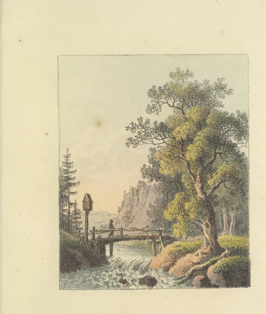 An illustration from Erste im Königreich Sachsen erschienene Sammlung artistischer Versuche im Steindrucke, 1806, leaf 26