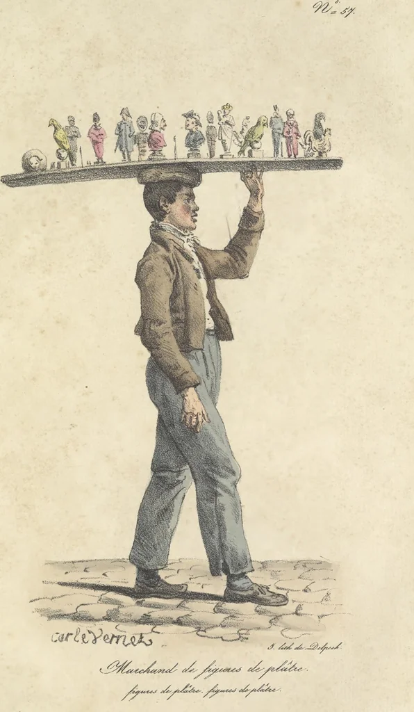 An illustration from Cris de Paris,, 1822, leaf 120
