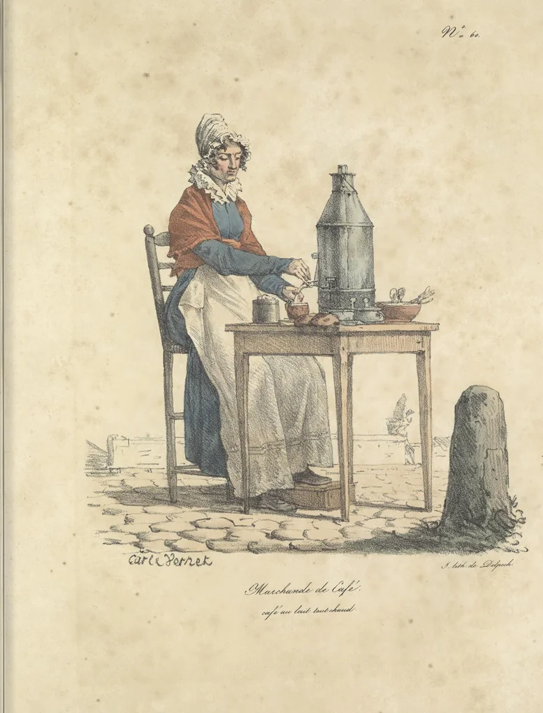 An illustration from Cris de Paris,, 1822, leaf 126