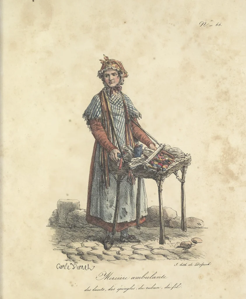 An illustration from Cris de Paris,, 1822, leaf 138