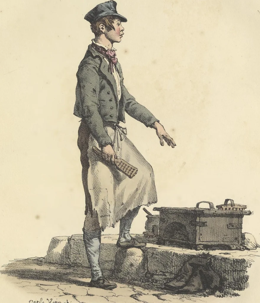 An illustration from Cris de Paris,, 1822, leaf 14