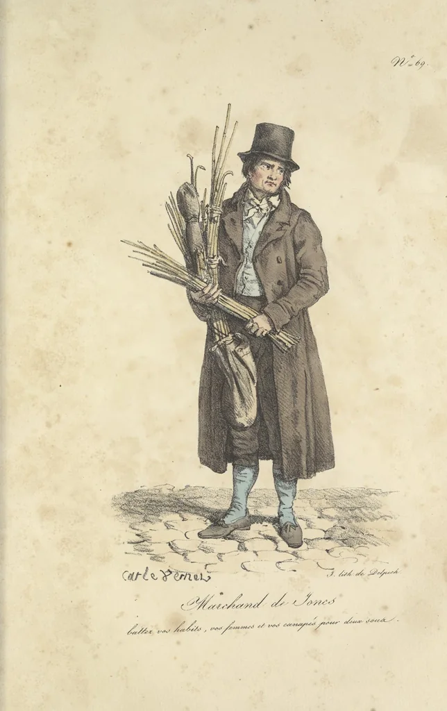 An illustration from Cris de Paris,, 1822, leaf 144