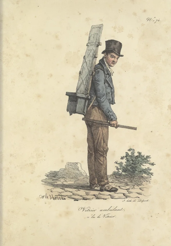 An illustration from Cris de Paris,, 1822, leaf 154