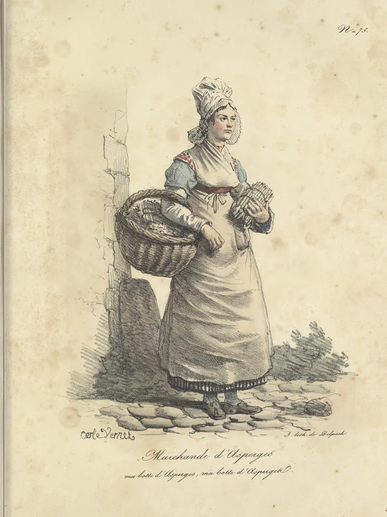 An illustration from Cris de Paris,, 1822, leaf 156