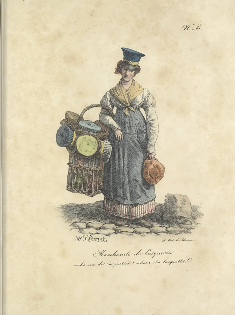 An illustration from Cris de Paris,, 1822, leaf 168