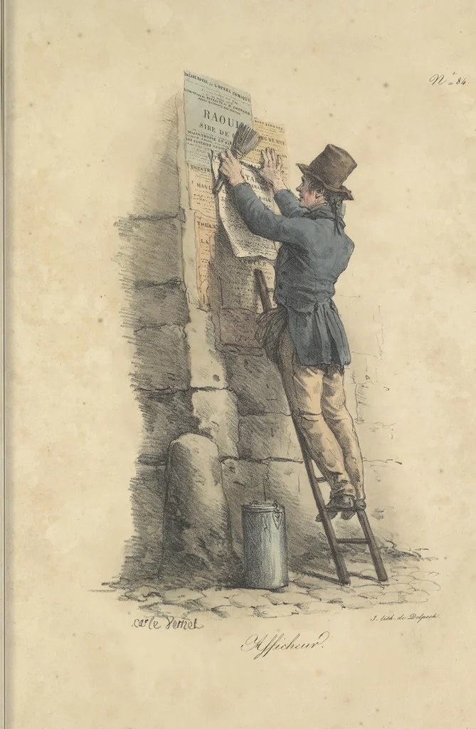 An illustration from Cris de Paris,, 1822, leaf 174