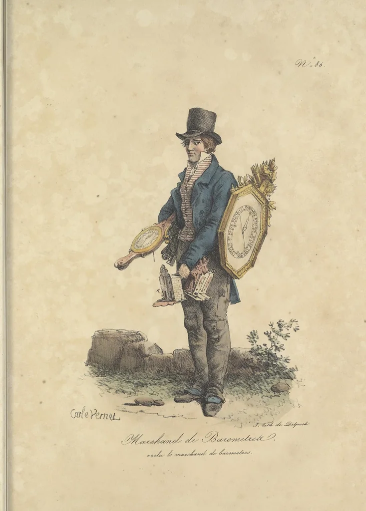 An illustration from Cris de Paris,, 1822, leaf 178