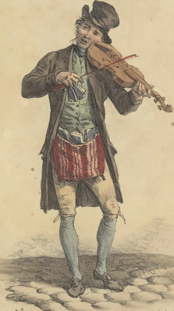 An illustration from Cris de Paris,, 1822, leaf 184