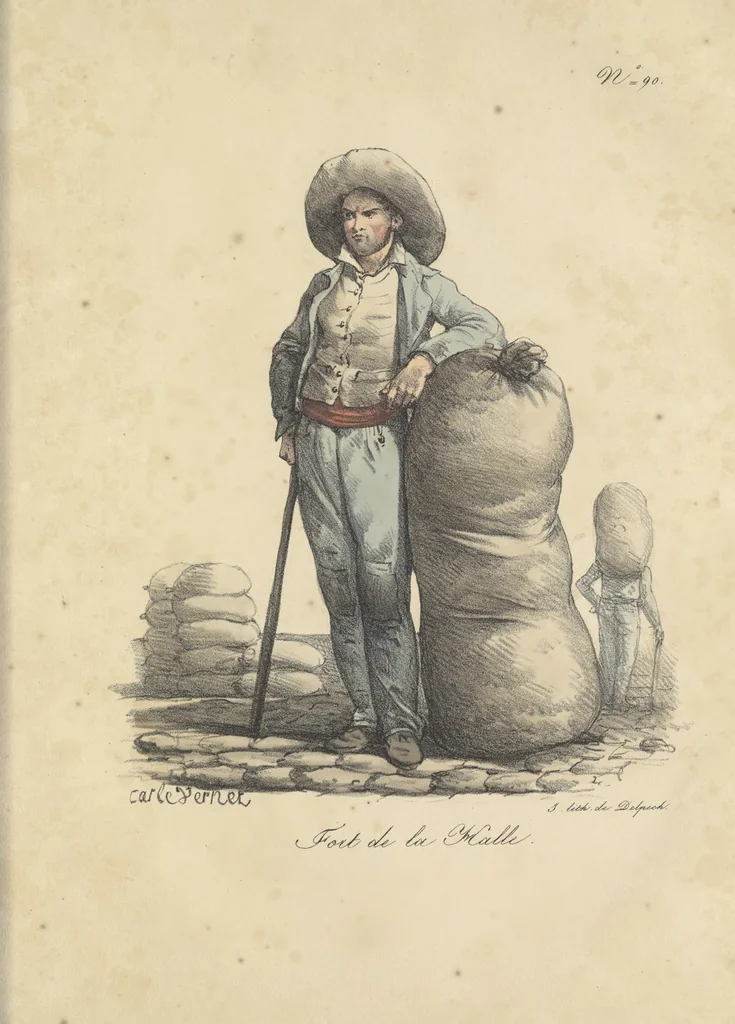 An illustration from Cris de Paris,, 1822, leaf 186