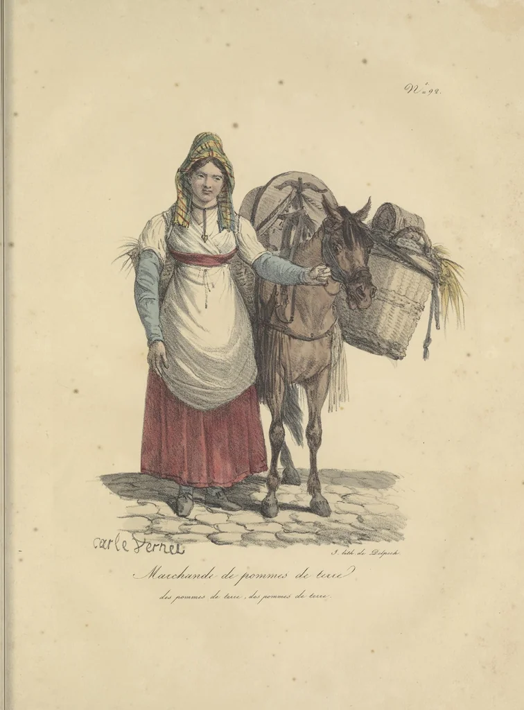 An illustration from Cris de Paris,, 1822, leaf 190